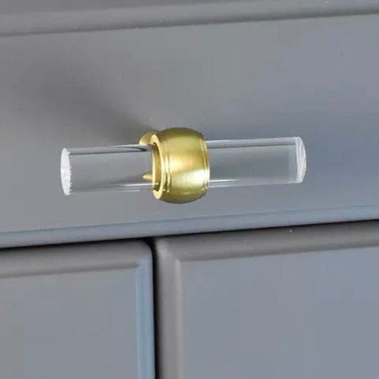 Akryl håndtag med messing hardware - Grebet