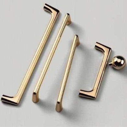 Bøjlehåndtag og møbelknopper i farven: Guld (flere størrelser) - Grebet