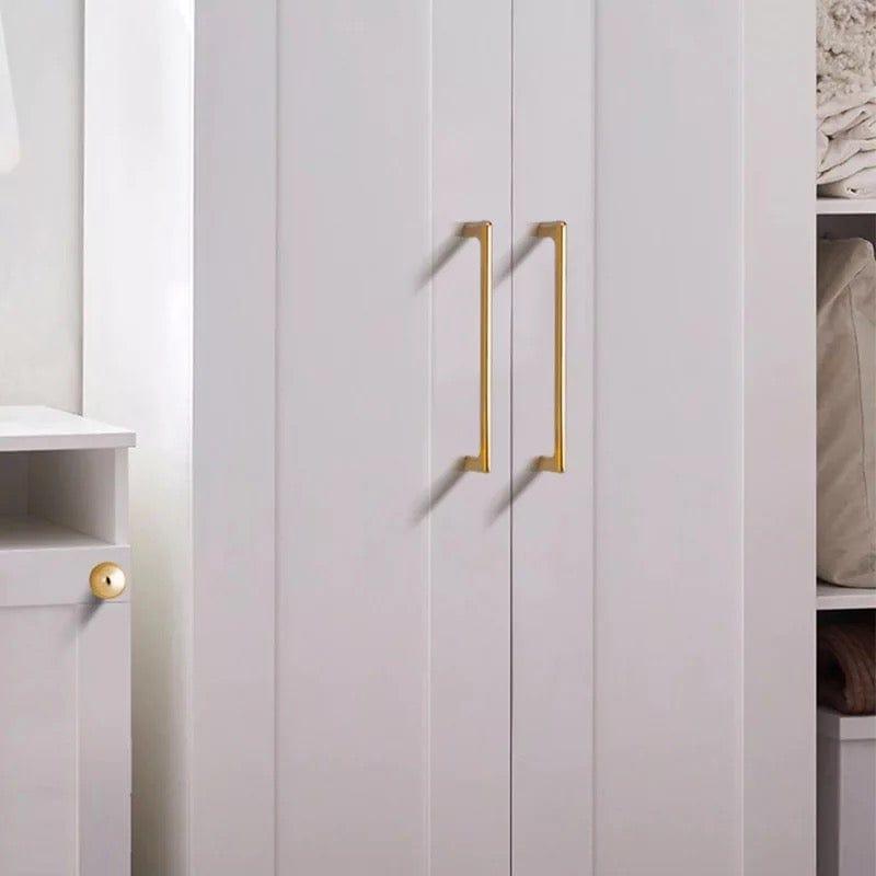 Bøjlehåndtag og møbelknopper i farven: Guld (flere størrelser) - Grebet