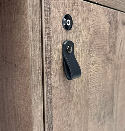 Greb i læder - sort - Grebet