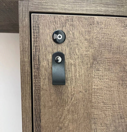 Greb i læder - sort - Grebet