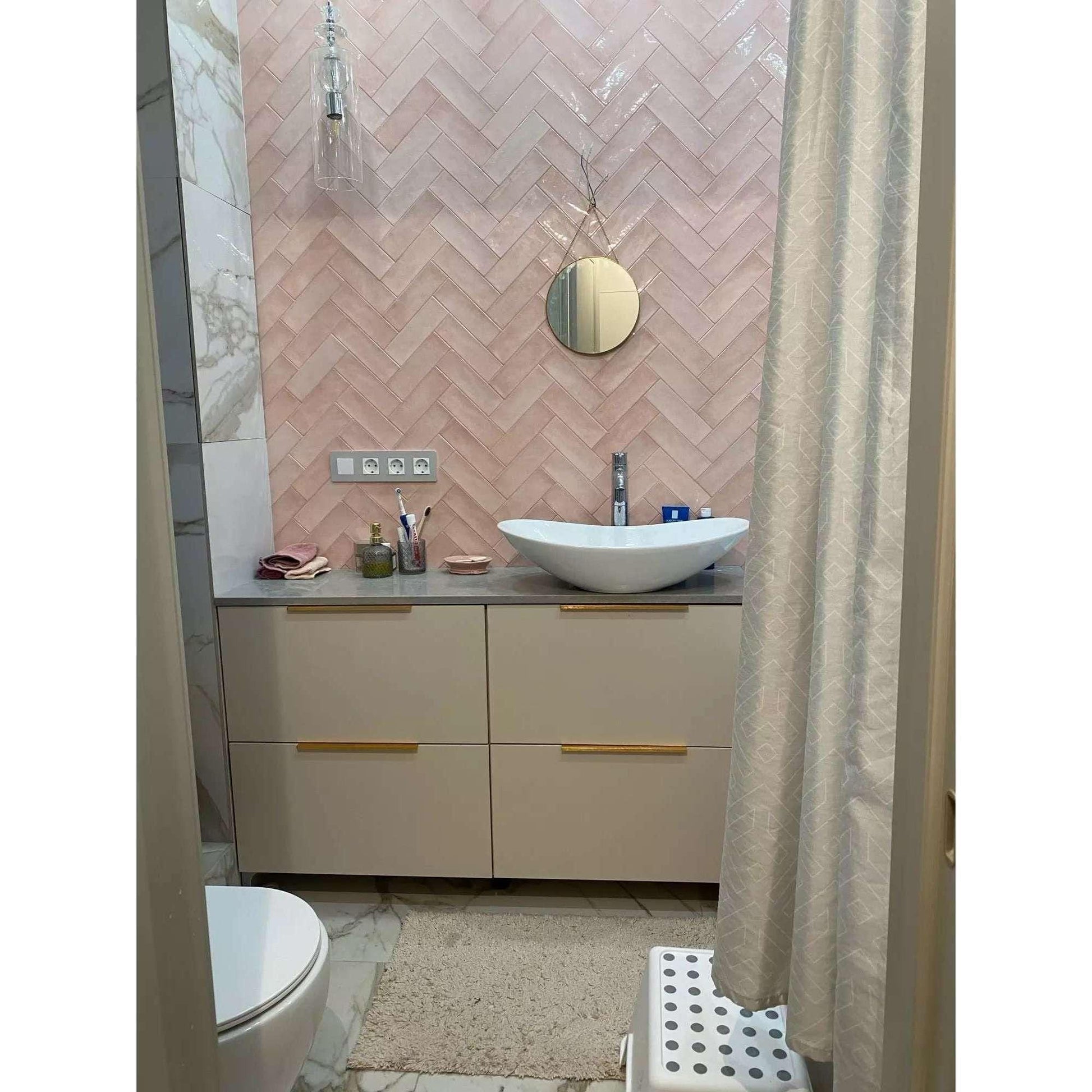 Grebet Metal greb Guld farvede håndtag (CC-mål: 64 eller 128 mm)