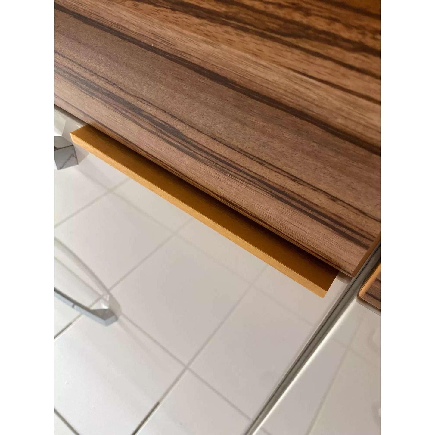 Grebet Metal greb Guld farvede håndtag (CC-mål: 64 eller 128 mm)