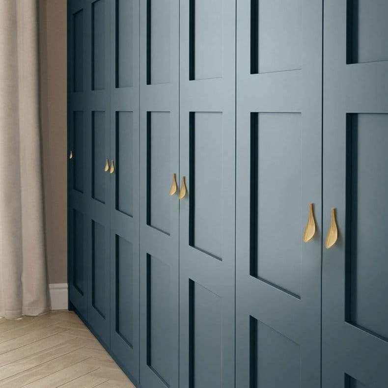 Grebet.dk Håndtag Håndtag "blad" (guld eller sort)