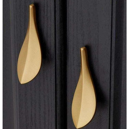 Grebet.dk Håndtag Håndtag "blad" (guld eller sort)