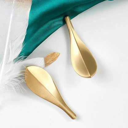 Grebet.dk Håndtag Håndtag "blad" (guld eller sort)