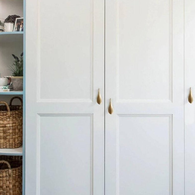 Grebet.dk Håndtag Håndtag "blad" (guld eller sort)