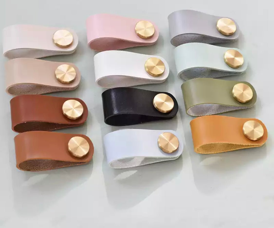 Håndtag i kunstlæder (flere farver) - Grebet