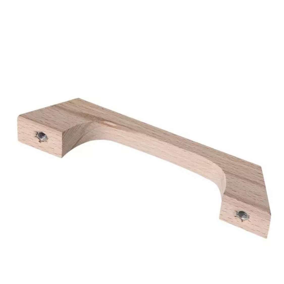 Håndtag i ubehandlet bøgetræ (CC-mål: 96 mm) - Grebet