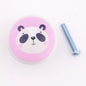 Grebet.dk Keramik greb Panda (lyserød) Keramik greb til børneværelset med dyrehoveder (Ø: 38 mm)