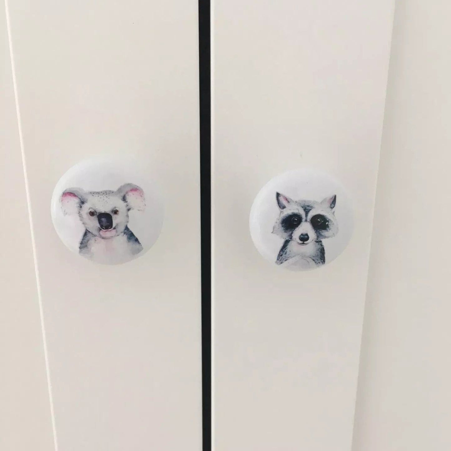 Grebet.dk Keramik greb Keramik greb til børneværelset (Ø: 38 mm)