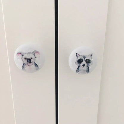 Grebet.dk Keramik greb Keramik greb til børneværelset (Ø: 38 mm)