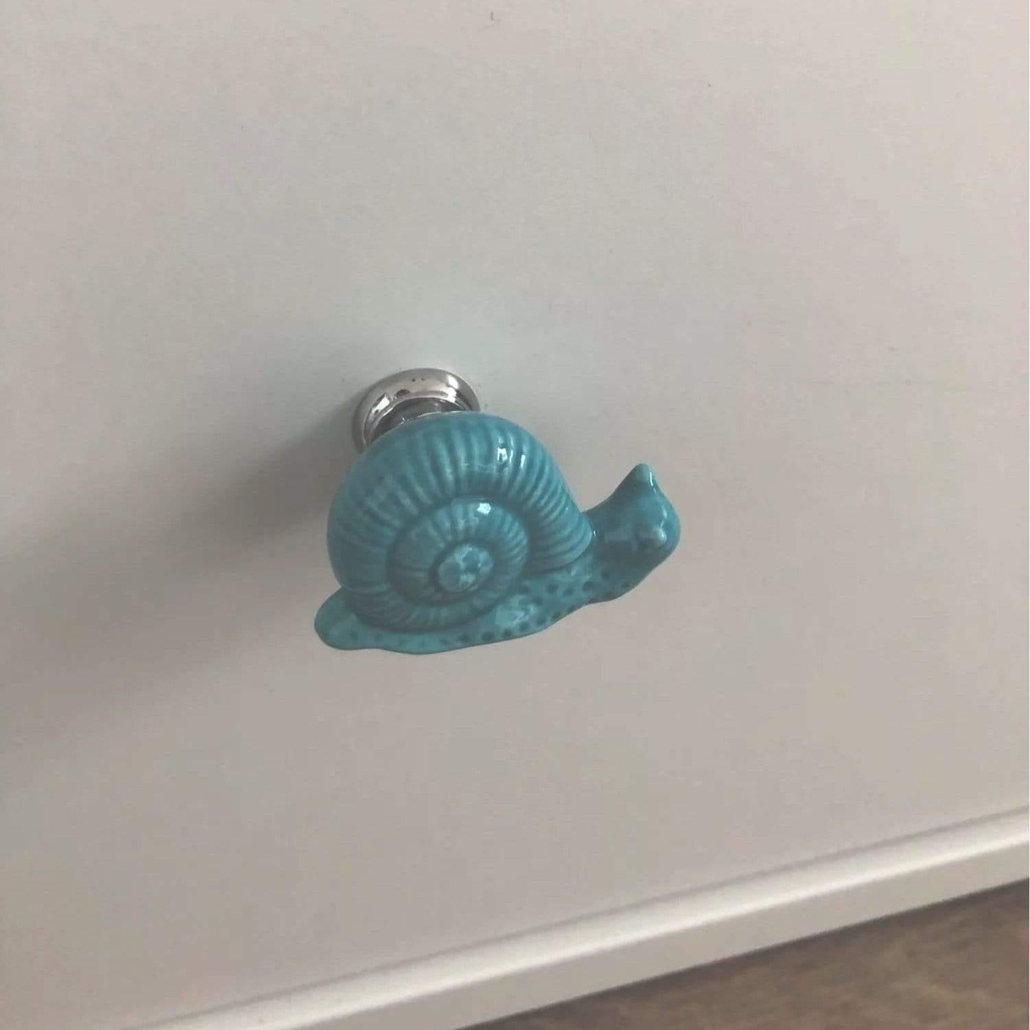 Keramik snegle møbelknopper (flere farver) - Grebet