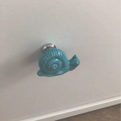 Keramik snegle møbelknopper (flere farver) - Grebet