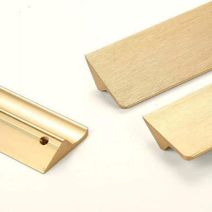 Grebet.dk Metal greb Køkken håndtag i messing (flere størrelser tilgængelige)