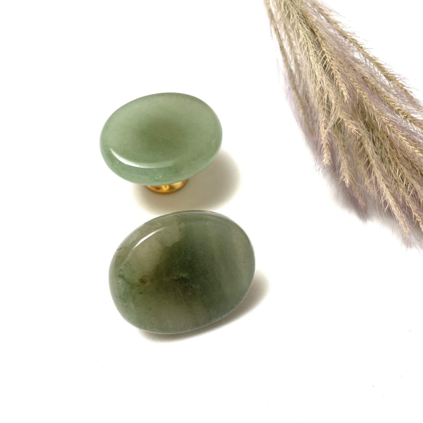 By Grebet.dk Møbelknop Krystal møbelknop (guld hardware, flere størrelser)