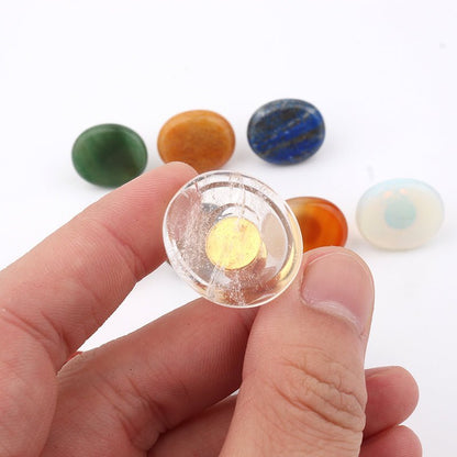 Krystal møbelknop (guld hardware, flere størrelser) - Grebet