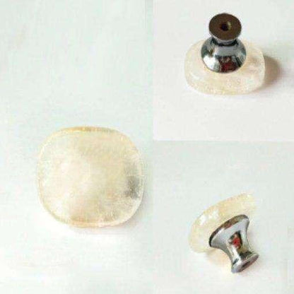 Krystal møbelknop (sølvfarvet hardware) - Grebet