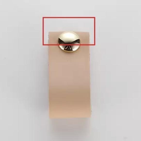 By Grebet Læder Lige Læder håndtag (2 varianter)