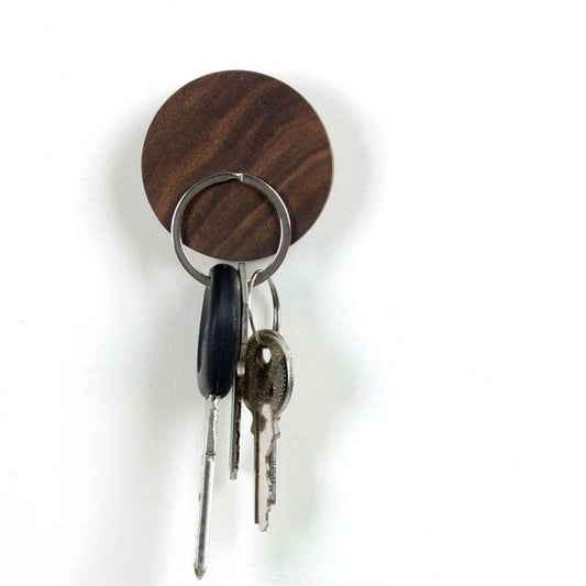 Magnet beklædt i træ (Ø: 4 cm) - Grebet