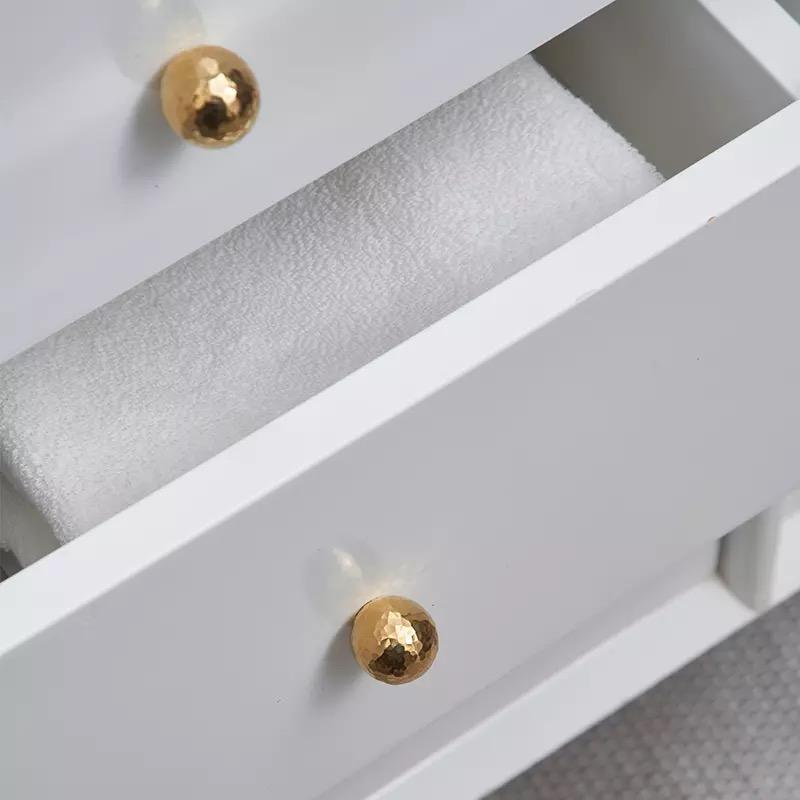 By Grebet.dk Messing møbelknop (Ø: 17,5 mm)