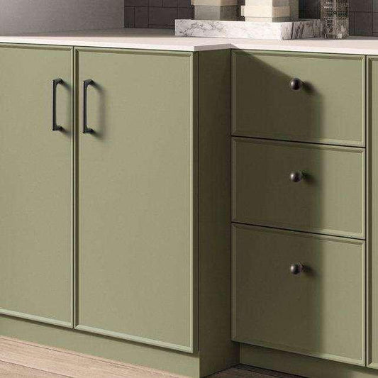 By Grebet metal Metal gråsorte bøjlegreb (flere størrelser)