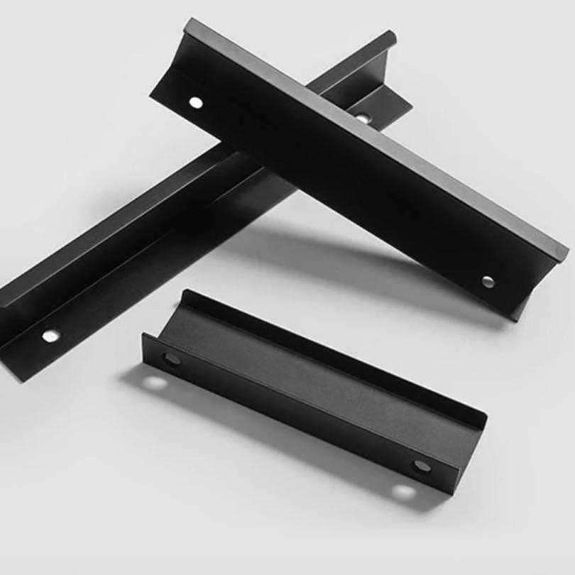 Grebet metal Metal matsort greb (flere størrelser)