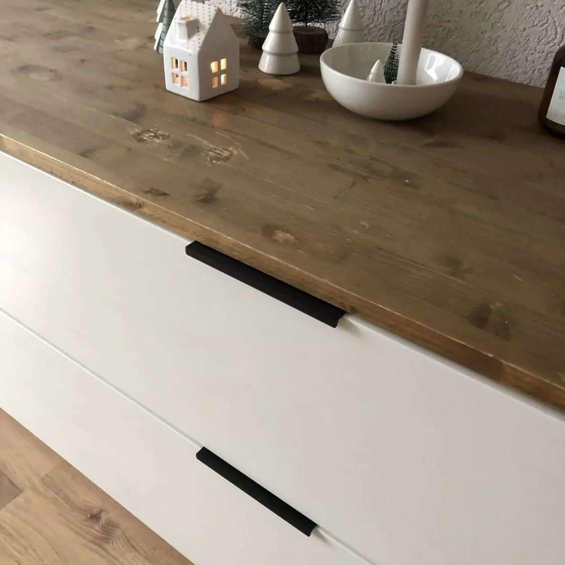 Grebet metal Metal matsort greb (flere størrelser)