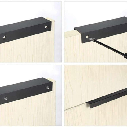 Grebet metal Metal matsort greb (flere størrelser)