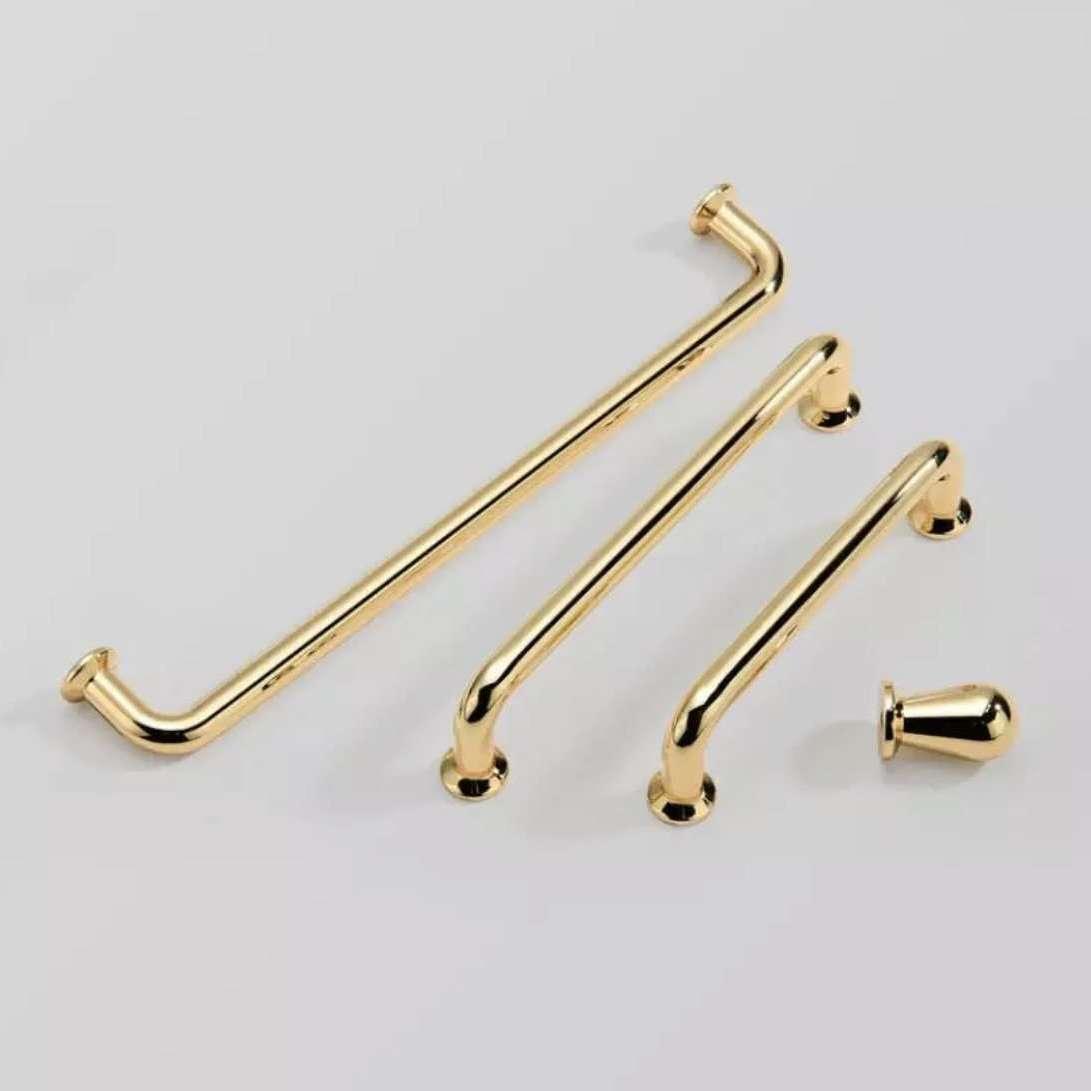 By Grebet.dk Metal greb Møbelgreb - poleret (CC: 96, 128 eller 192 mm)