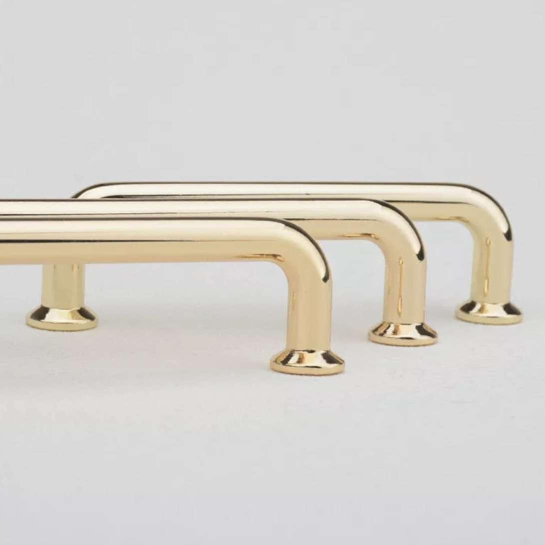 By Grebet.dk Metal greb Møbelgreb - poleret (CC: 96, 128 eller 192 mm)