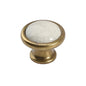 Møbelknop med antik messing finish - Grebet