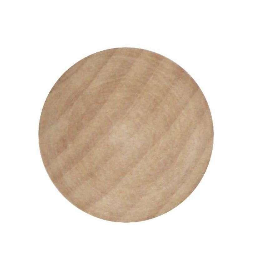 By Grebet.dk Træ greb Møbelknopper i lyst træ (Diameter: 38 mm)