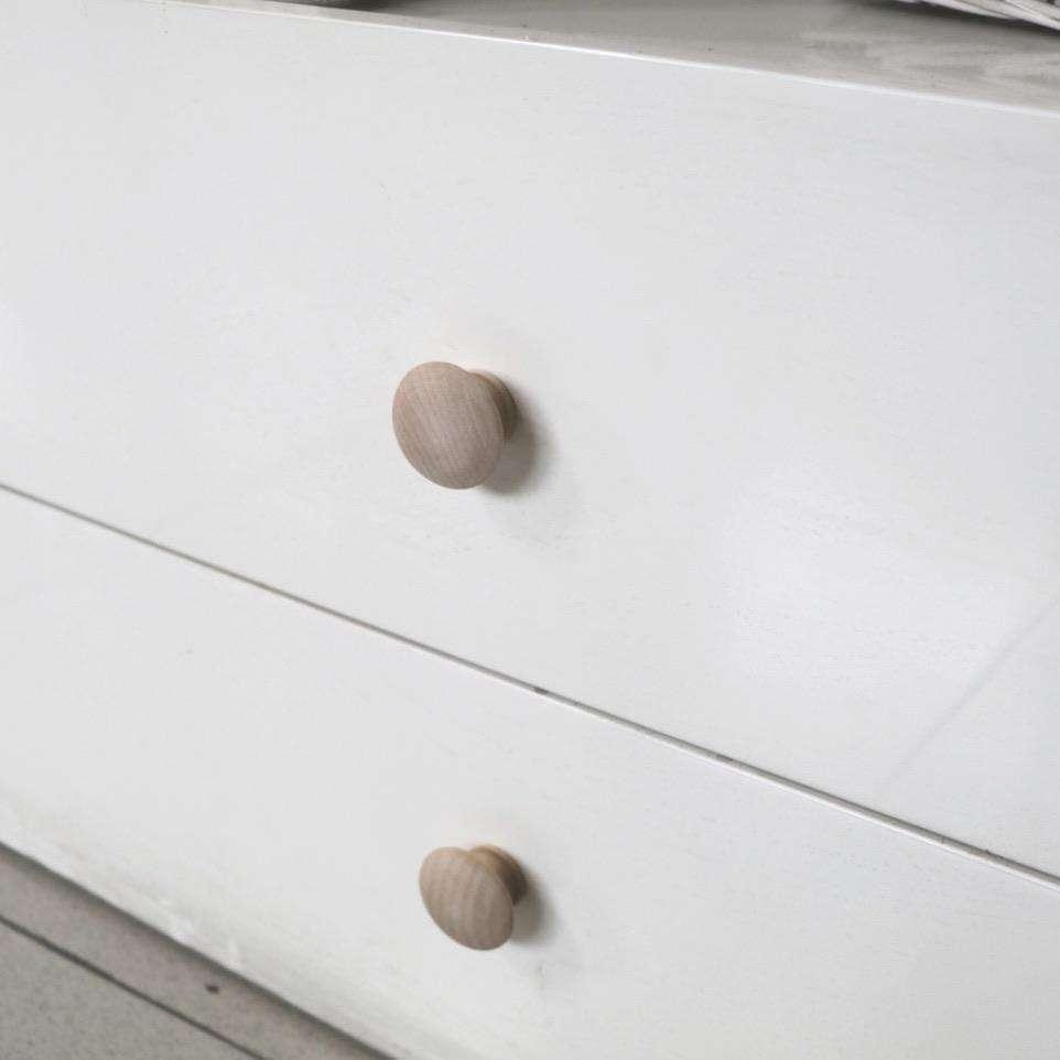 Møbelknopper i lyst træ (Ø: 38 mm) - Grebet