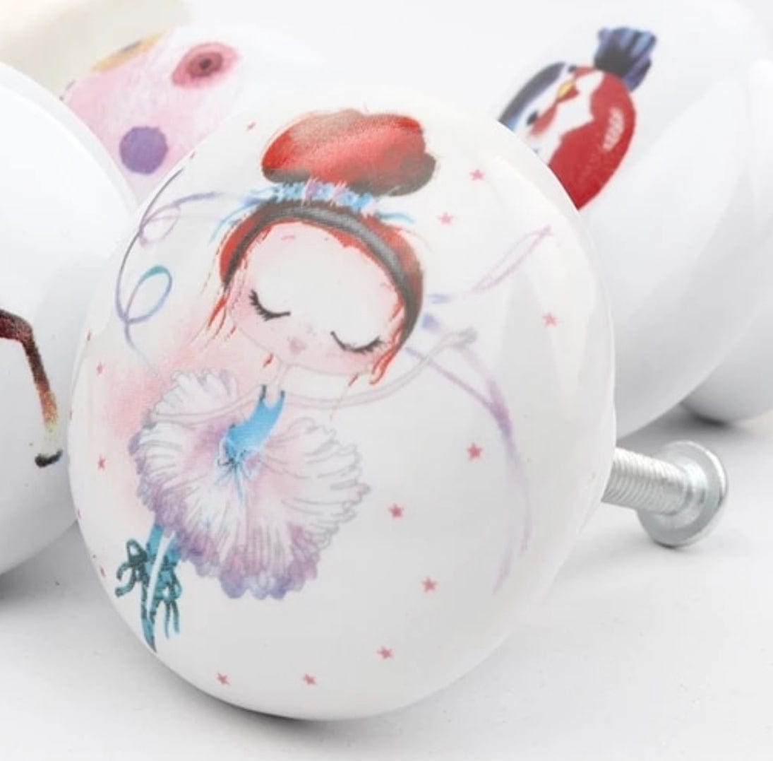 Grebet.dk Porcelæn Prinsesse Porcelæns greb (Ø: 37 mm)