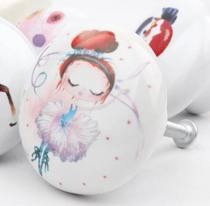 Grebet.dk Porcelæn Prinsesse Porcelæns greb (Ø: 37 mm)