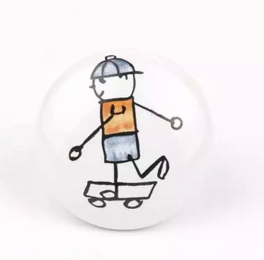 Porcelæns greb (Ø: 37 mm) - Grebet