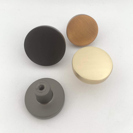 Runde møbelknopper (metal, Ø: 30 mm / 35 mm) - Grebet