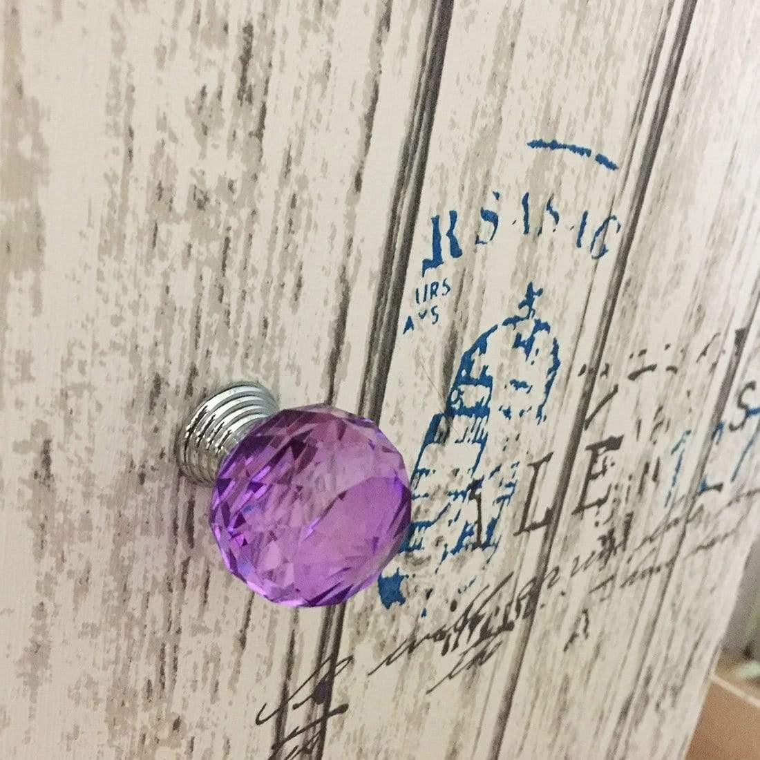 Rundt glas greb (Ø: 30 mm) flere farver 🌈 - Grebet