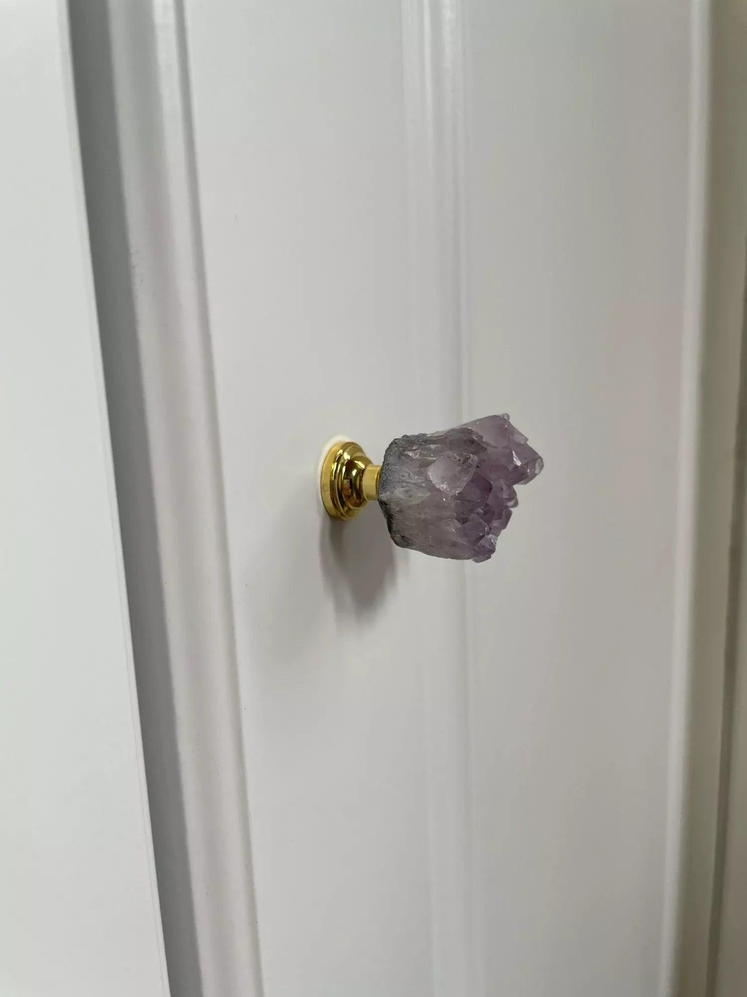 Rustikke rå ametyster (Ø: 23-29 mm) - Grebet