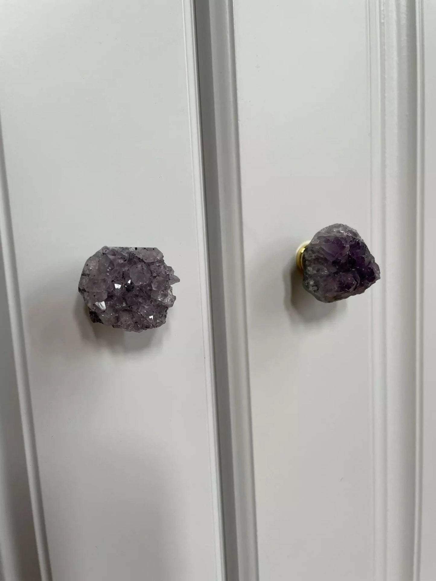 Rustikke rå ametyster (Ø: 23-29 mm) - Grebet