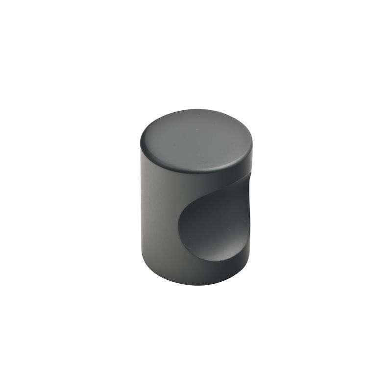 ⚫ Sorte møbelknopper i metal - Grebet