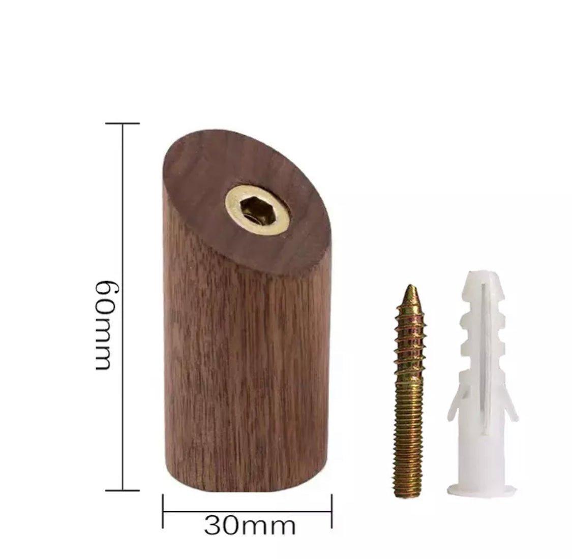 Træ knage (6, 8 eller 10 cm) - Grebet