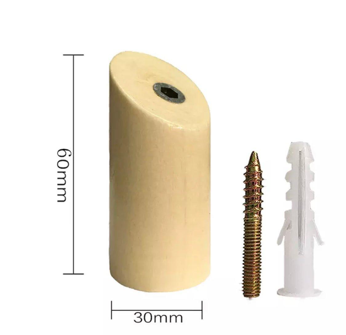 Træ knage (6, 8 eller 10 cm) - Grebet