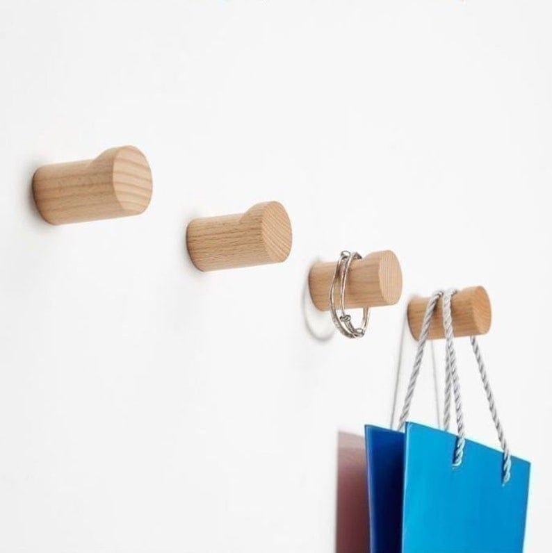 Træ knager (5x3,5 cm) - Grebet